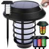 Verk group Zahradní lampa solární svítilna lucerna RGB dálkové ovládání Verk group Zahradní lampa solární svítilna lucerna RGB dálkové ovládání