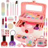 Kufrík Sada na líčenie maľovania nechtov pre deti Kozmetická taška Toaletný stolík Kufrík Sada na líčenie maľovania nechtov pre deti Kozmetická taška Toaletný stolík