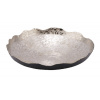Aluminiumschale silber/schwarz, 32x32x6cm|Ego Dekor Aluminiumschale silber/schwarz, 32x32x6cm|Ego Dekor