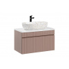 ArtCom Kúpeľňová skrinka s umývadlom a doskou ICONIC Rose DU80/2 | 80 cm ArtCom Kúpeľňová skrinka s umývadlom a doskou ICONIC Rose DU80/2 | 80 cm