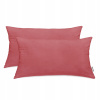 Obliečka na vankúš - Ozdobenie dekoratívneho vankúša 80 x 40 cm (Ružové vankúše hladké dvojité -pack 40x80 cm) Obliečka na vankúš - Ozdobenie dekoratívneho vankúša 80 x 40 cm (Ružové vankúše hladké dvojité -pack 40x80 cm)