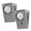 Sada LED svítidel pod skříňku ADVITI AD-OM-6207L4, 2,5W 180lm 4000K, 2ks, INOX stříbrná Sada LED svítidel pod skříňku ADVITI AD-OM-6207L4, 2,5W 180lm 4000K, 2ks, INOX stříbrná