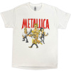 Tričko Metallica - Load Chavez Cartoon, Unisex,Biela,L Tričko Metallica - Load Chavez Cartoon, Unisex,Biela,L