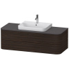 DURAVIT Happy D.2 Plus závesná skrinka pod umývadlo pod dosku, 2 zásuvky, 1300 x 550 x 408 mm, orech kartáčovaný, HP497206969 DURAVIT Happy D.2 Plus závesná skrinka pod umývadlo pod dosku, 2 zásuvky, 1300 x 550 x 408 mm, orech kartáčovaný, HP497206969