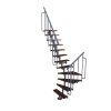 Minka STAIRS Lomené modulové schodisko Joker Turn orech/sivá, 304,2 cm Minka STAIRS Lomené modulové schodisko Joker Turn orech/sivá, 304,2 cm