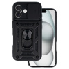 TopQ Ultra odolný zadný kryt Armor Lens pre iPhone 16 čierny TopQ Ultra odolný zadný kryt Armor Lens pre iPhone 16 čierny