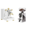 Lelit Bianca PL162T V3, white + Eureka Mignon Specialita Compatto, CR chrome Lelit Bianca PL162T V3, white + Eureka Mignon Specialita Compatto, CR chrome