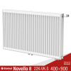 Panelový radiátor Stelrad NOVELLO 8, 22VK+K+S 400x900 Panelový radiátor Stelrad NOVELLO 8, 22VK+K+S 400x900