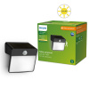 Philips 8720169265448 Outdoor solar Yarixa solárne nástenné svietidlo so senzorom LED 2,2W 250/25lm 2700K IP44 čierna Philips 8720169265448 Outdoor solar Yarixa solárne nástenné svietidlo so senzorom LED 2,2W 250/25lm 2700K IP44 čierna
