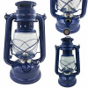 Petrolejová lampa modrá, 24,5 cm Petrolejová lampa modrá, 24,5 cm