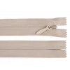 Spirálový zip skrytý No 5 délka 60 cm pevný Varianta: 307 krémová, Balení: 1 ks Spirálový zip skrytý No 5 délka 60 cm pevný Varianta: 307 krémová, Balení: 1 ks