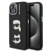 Karl Lagerfeld Grained PU K&CH Heads zadný kryt pre iPhone 15 Black Karl Lagerfeld Grained PU K&CH Heads zadný kryt pre iPhone 15 Black