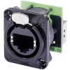 Neutrik NE8FDP-B Datový konektor RJ45 EtherCon® série D NE8FDPB zásuvka, rovná NE8FDP-B počet pólů: 8P8C černá 1 ks Neutrik NE8FDP-B Datový konektor RJ45 EtherCon® série D NE8FDPB zásuvka, rovná NE8FDP-B počet pólů: 8P8C černá 1 ks