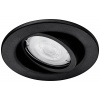 Philips LED 8720169266858 Fresco LED vestavné svítidlo, GU10, 4.6 W, černá Philips LED 8720169266858 Fresco LED vestavné svítidlo, GU10, 4.6 W, černá