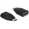 Delock Adaptér SuperSpeed USB 10 Gbps (USB 3.1 Gen 2) USB Type-C™ samec > Typ-A samice 65519 Delock Adaptér SuperSpeed USB 10 Gbps (USB 3.1 Gen 2) USB Type-C™ samec > Typ-A samice 65519
