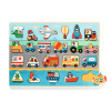 Djeco Drevené vkladacie puzzle: Vroom Djeco Drevené vkladacie puzzle: Vroom