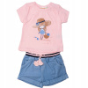 Detský komplet - Baby Set Babybol 80 Blue, Pink 2 ks. (Pinky dievčenská súprava 80 babybol) Detský komplet - Baby Set Babybol 80 Blue, Pink 2 ks. (Pinky dievčenská súprava 80 babybol)