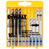 DEWALT DT2294 10 dielna súprava pílových listov MIX DEWALT DT2294 10 dielna súprava pílových listov MIX