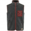Fjällräven Vardag Pile Fleece Vest M, Veľkosť L, Farba DARK GREY-MAROON Fjällräven Vardag Pile Fleece Vest M, Veľkosť L, Farba DARK GREY-MAROON