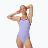 Dámske jednodielne plavky Speedo Solid Turnback bright lavender Dámske jednodielne plavky Speedo Solid Turnback bright lavender