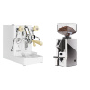 Lelit Mara PL62X V2, white + Eureka Mignon Specialita Compatto, CR chrome Lelit Mara PL62X V2, white + Eureka Mignon Specialita Compatto, CR chrome