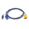 ATEN 2L-5202UP KVM kábel Čierna 1,8 m (2L-5202UP) ATEN 2L-5202UP KVM kábel Čierna 1,8 m (2L-5202UP)