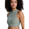 Roxy Rise & Vibe Rib Mock Neck - GLD0/Oil Green - women´s S Roxy Rise & Vibe Rib Mock Neck - GLD0/Oil Green - women´s S
