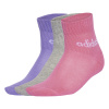 Ponožky nad kotník ADIDAS KIDS LIN ANK 5P JF8541 – Ružová Ponožky nad kotník ADIDAS KIDS LIN ANK 5P JF8541 – Ružová