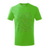 Farebné kolesá - Tričko detské bavlnené - 146 cm/10 rokov ( Apple Green ) Farebné kolesá - Tričko detské bavlnené - 146 cm/10 rokov ( Apple Green )