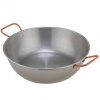 Hlboká paella panvica Garcima z leštenej ocele 36 cm – tradičná oceľová panvica pre 4–6 porcií Hlboká paella panvica Garcima z leštenej ocele 36 cm – tradičná oceľová panvica pre 4–6 porcií