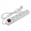 ECOLIGHT Predlžovací kábel 1,5m - 5 zásuviek - biely ECOLIGHT Predlžovací kábel 1,5m - 5 zásuviek - biely