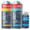 A/C FIX Súprava Plyn R134a NÁPLŇ DO KLIMATIZÁCIE 3v1 R134a 470g OSVIEŽOVAČ 75ml A/C FIX Súprava Plyn R134a NÁPLŇ DO KLIMATIZÁCIE 3v1 R134a 470g OSVIEŽOVAČ 75ml