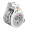 Solight prodlužovací přívod na bubnu 10m, USB A+C, 2 zásuvky, šedý kabel, 3x 1,0mm2 PB25C Solight prodlužovací přívod na bubnu 10m, USB A+C, 2 zásuvky, šedý kabel, 3x 1,0mm2 PB25C