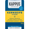 Kappus Kernseife Citron univerzálne tvrdé prírodné mydlo vyrobené z prírodných látok 150 g Kappus Kernseife Citron univerzálne tvrdé prírodné mydlo vyrobené z prírodných látok 150 g