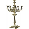 Päťramenný Svietnik Mosadz 46cm Päťramenný Svietnik Mosadz 46cm