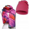 Moraj súprava: čiapka a šál, univerzálna veľkosť, ružová Moraj súprava: čiapka a šál, univerzálna veľkosť, ružová