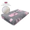 DRYBED Premium Vet Bed Farm Animals Pinky Piglet šedý 100 x 75 cm DRYBED Premium Vet Bed Farm Animals Pinky Piglet šedý 100 x 75 cm