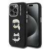 Karl Lagerfeld Grained PU K&CH Heads zadný kryt pre iPhone 15 Pro Black Karl Lagerfeld Grained PU K&CH Heads zadný kryt pre iPhone 15 Pro Black