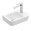 Villeroy & Boch O.novo Umývadielko Compact 36x25 cm, bez prepadu, 1 otvor na batériu vpravo, alpská biela 43433701 Villeroy & Boch O.novo Umývadielko Compact 36x25 cm, bez prepadu, 1 otvor na batériu vpravo, alpská biela 43433701