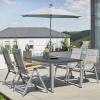 Záhradný stôl Cubic Silver / Antracit 160 x 95 cm KETTLER Záhradný stôl Cubic Silver / Antracit 160 x 95 cm KETTLER
