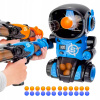 ROBOT STRELECKÝ TERČ ZAMERIAVACIA SÚPRAVA 2 PIŠTOLE 12 PENOVÝCH GULIČIEK ROBOT STRELECKÝ TERČ ZAMERIAVACIA SÚPRAVA 2 PIŠTOLE 12 PENOVÝCH GULIČIEK