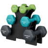Hexa sada činiek so stojanom - 1-3 kg, neoprén, na domáci tréning Hexa sada činiek so stojanom - 1-3 kg, neoprén, na domáci tréning