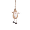 MIKULÁŠ drevený závesný 11/15cm ZLATO-HNEDÝ MIKULÁŠ drevený závesný 11/15cm ZLATO-HNEDÝ