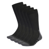 adidas Aeroready Crew 6 Pack Socks Ld00 Black/Grey 6.5 - 8 adidas Aeroready Crew 6 Pack Socks Ld00 Black/Grey 6.5 - 8