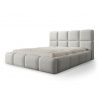 Wilsondo Manželská čalúnená posteľ s úložným priestorom Deriva 180x200 - svetlosivá Wilsondo Manželská čalúnená posteľ s úložným priestorom Deriva 180x200 - svetlosivá
