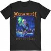 Megadeth Tričko Rust In Peace Track list Unisex Black S Megadeth Tričko Rust In Peace Track list Unisex Black S
