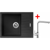 Sinks Perfecto 650 Metalblack + Elka Sinks Perfecto 650 Metalblack + Elka