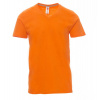 PAYPER V-NECK 000103-0026 / Pánske tričko s krátkym rukávom a výstrihom do V - orange XXXL PAYPER V-NECK 000103-0026 / Pánske tričko s krátkym rukávom a výstrihom do V - orange XXXL