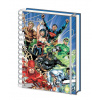 Zápisník DC - Justice League A5, kroužkový Zápisník DC - Justice League A5, kroužkový