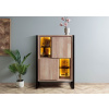 Bighome - Komoda akácia / recyklované drevo 100x40x140 prírodne lakovaná DENVER Bighome - Komoda akácia / recyklované drevo 100x40x140 prírodne lakovaná DENVER